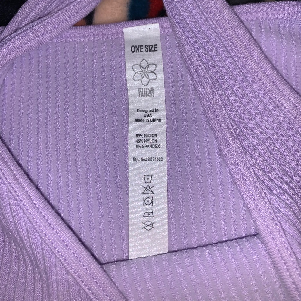 Lavender body suit